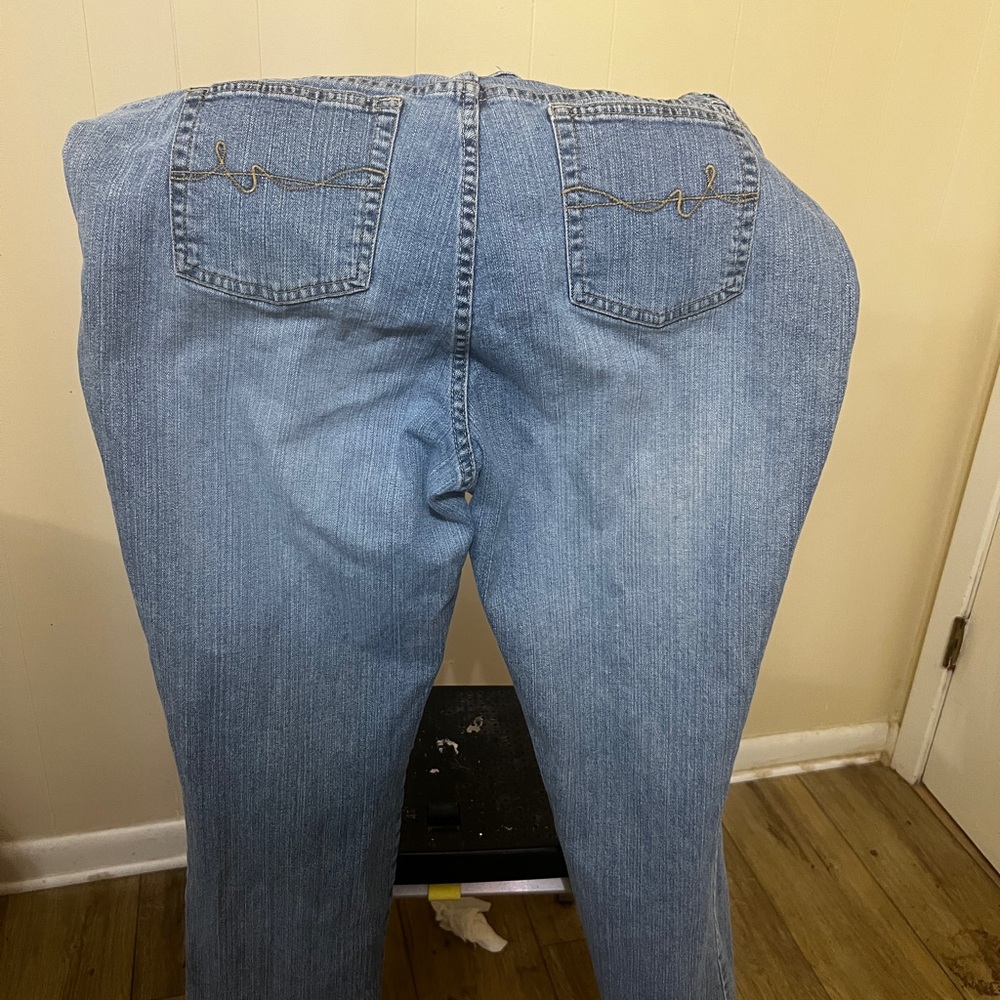 St. John's Bay Blue Boot Cut Jeans Classic Style